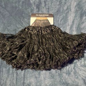 Full Black Petticoat